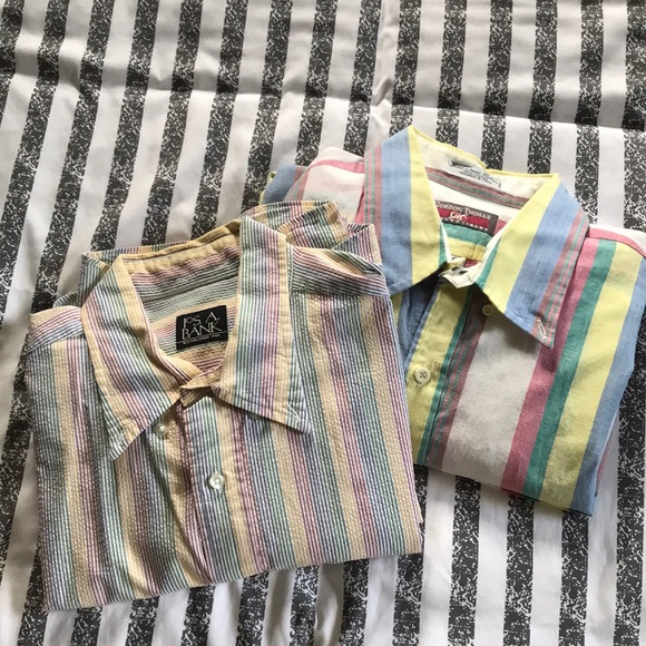 Other - Bundle of 💯 cotton short sleeve dress shirts.